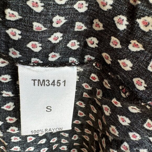 THML sleeveless embroidered minidress, black/multi, size Small - Picture 4 of 7